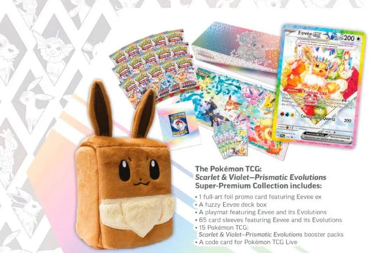 Pokémon Scarlet & Violet Prismatic Evolutions Super-Premium Collection